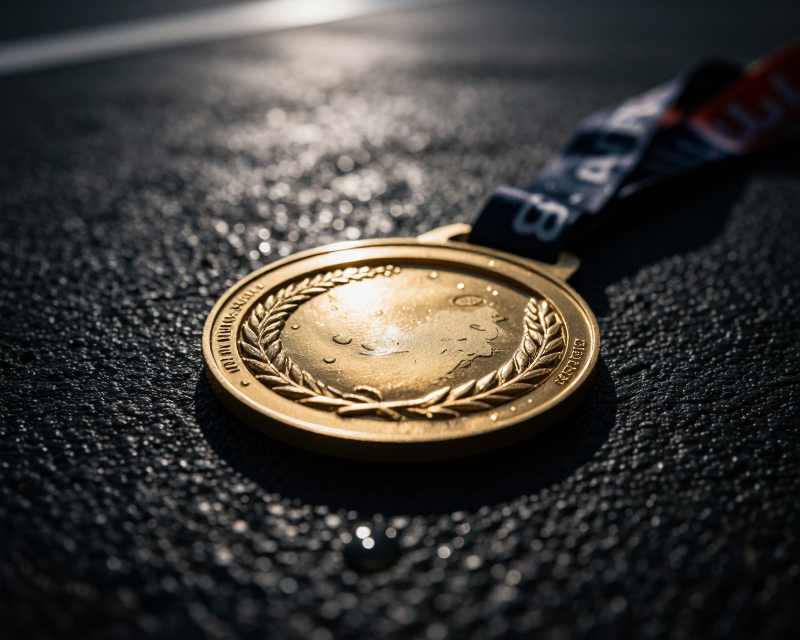 Gold Medal Victory Atmosphere
