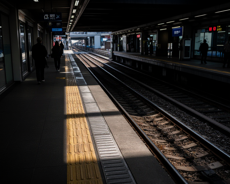 Atmospheric Seoul Subway Station