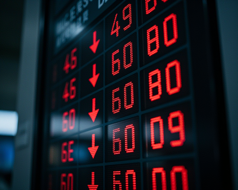 Gloomy Stock Market Decline