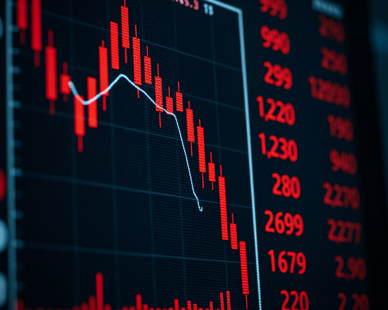 Stock Market Decline Concept