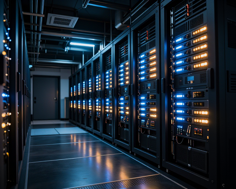 Futuristic AI Data Center