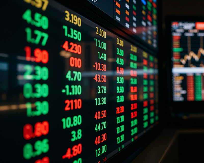 Stock Market Volatility Concept