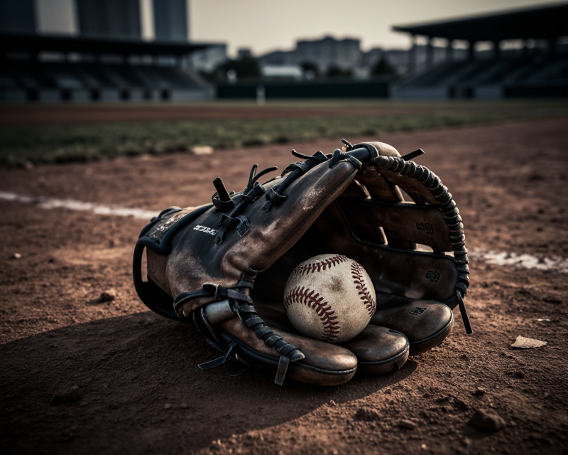 Baseball Field at Dusk