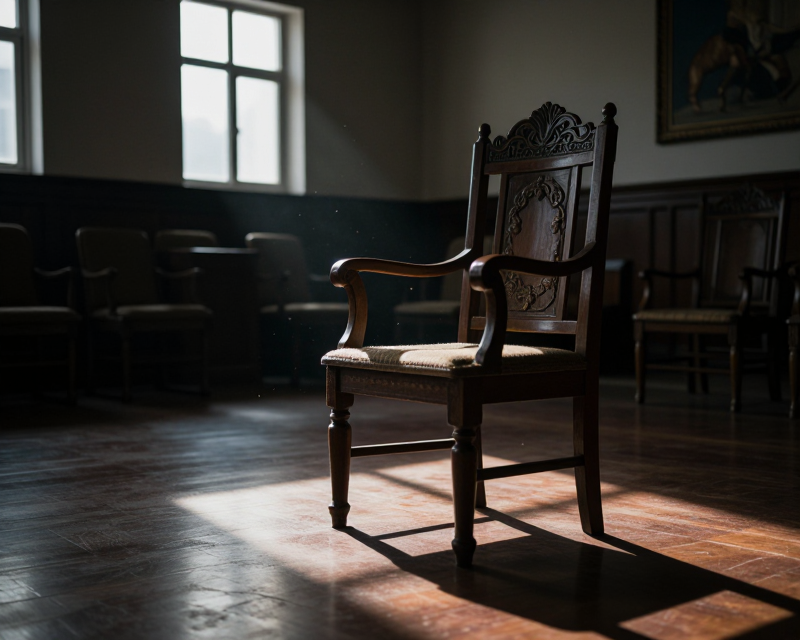 Empty Seat Symbolizing Withdrawal