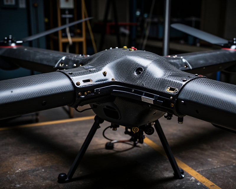 Industrial Drone Assembly Scene